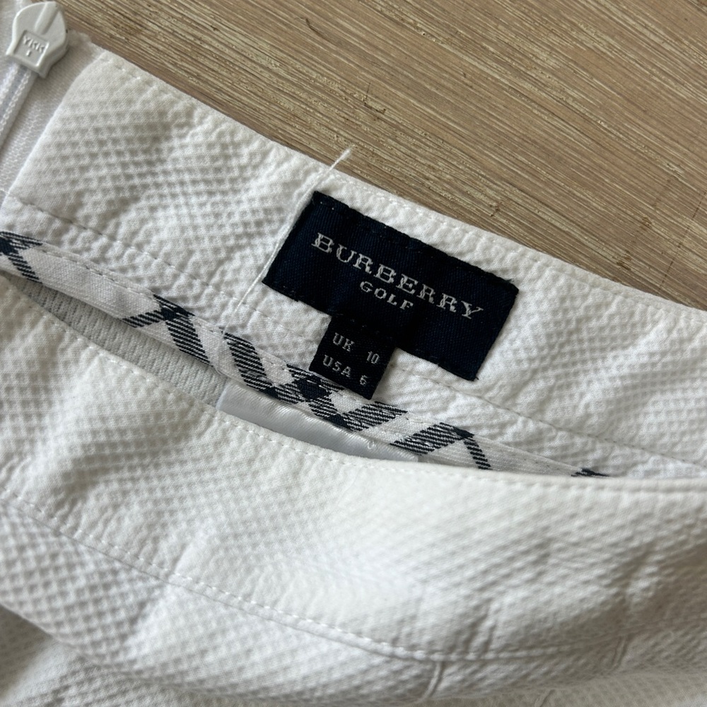 Burberry Golf White Skort